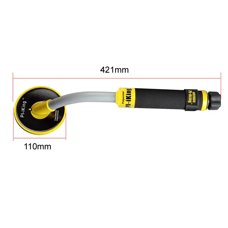 Underwater Metal Detector PI-Iking 750 Induction Pinpointer Expand Detection Depth with LED Light when Detects