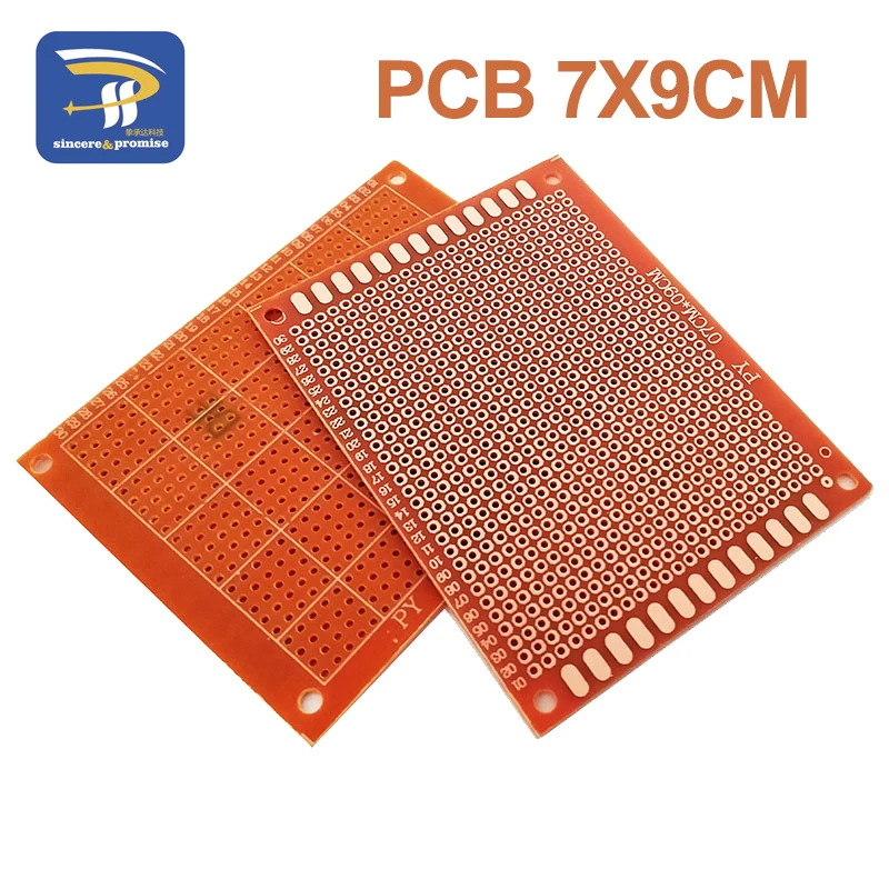 5PCS 7x9cm 7*9cm Single Side Prototype 2.54mm PCB Breadboard Universal DIY Experimental Bakelite Copper Plate Circuirt Board