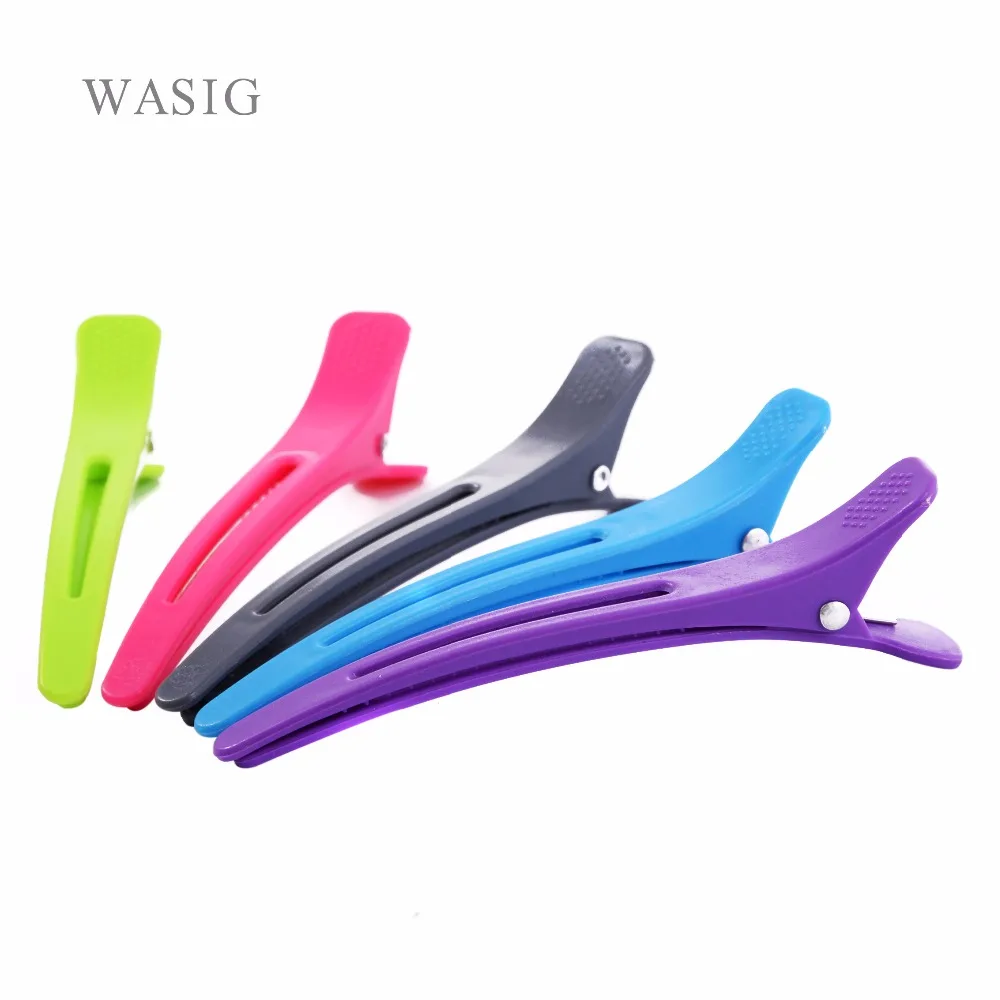 6Pcs Hair Styling Section Clip Hair Clips Duck Mouth Salon Hairdressing Clips Flat Accessories Hair Cutting Tools