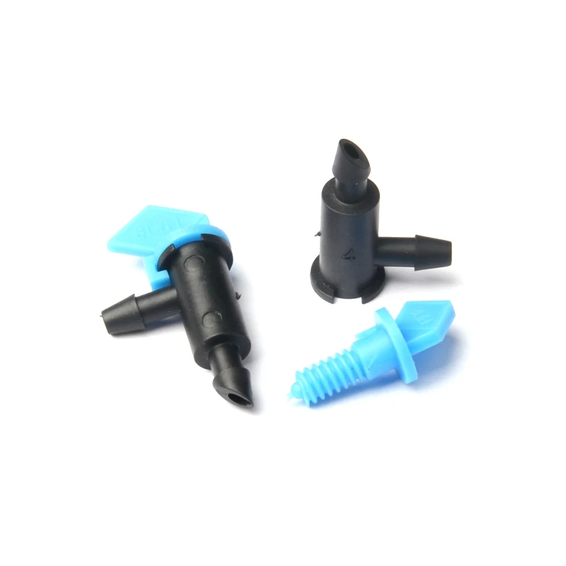

500pcs/Lot 8L Removable Blue Flag Drippers Farm Micro Irrigation Drip Emitters Balcony Bonsai Flower Trickle Irrigation Sprayer