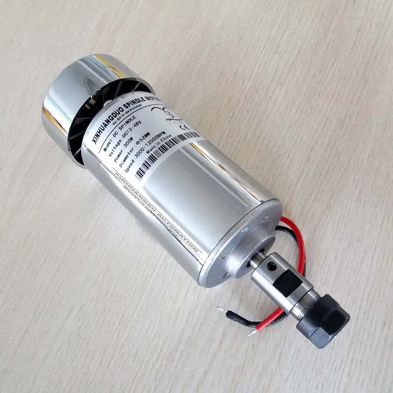 300W Spindel Motor DC12-48V ER11 ER16 12000Rpm 0.3kw Spindel Cnc Router Spindel Motor Cnc Spindel Motor