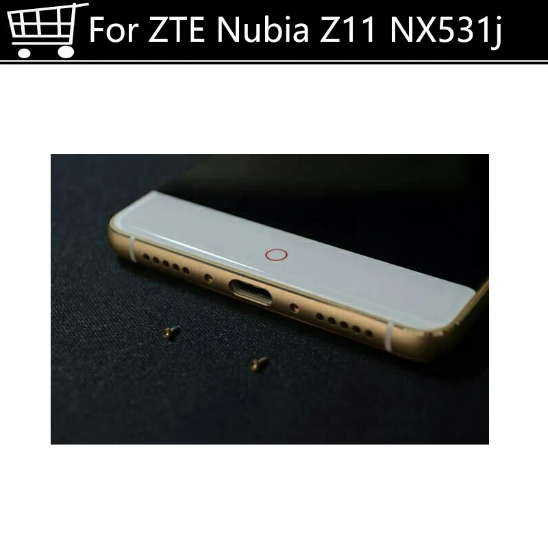 2PCS For ZTE Nubia Z11 NX531J 5.5Inch Buttom Dock Screws Housing Hexagonal Screw nail tack For Z 11 NX 531J Mobile Phones