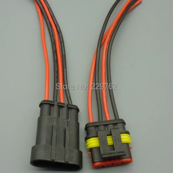 1Pair Car Auto wire connector 1 2 3 4 5 6 Way 1P 2P 3P 4P 5P car connector Male & Female Waterproof Electrical Connector Plug