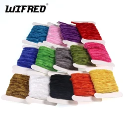 14cards X 5m 2mm 3mm S M L Fly Tying Tinsel Chenille for Woolly Bugger Worms Leech Streamer Fly Tying Body Material Black Olive