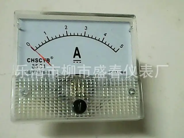 Mini Pocket Amperimetro Analogico Analog Ammeter Panel Meter Tester Amperemeter DC 50A 50UA 75A 100A 300MA 300UA 500MA 5A