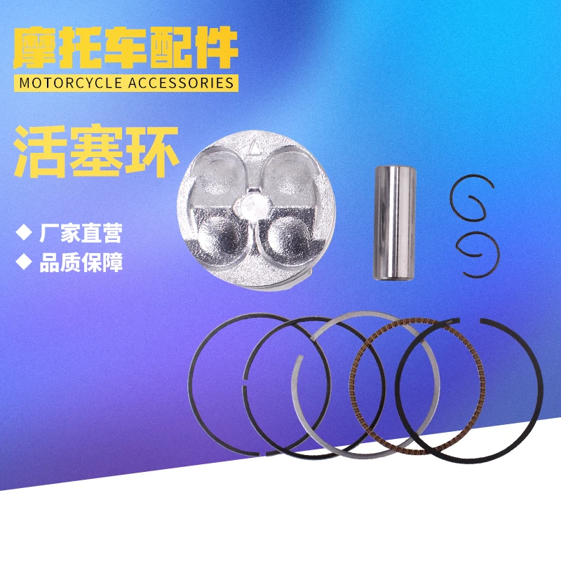 Xe Máy Piston Bộ Pin Nhẫn Kẹp Bộ STD + 25 + Tặng 50 + 75 Dành Cho Xe Suzuki GS250 GSXR250 Gsxr 250 GS 250 72A 73A 74A 913