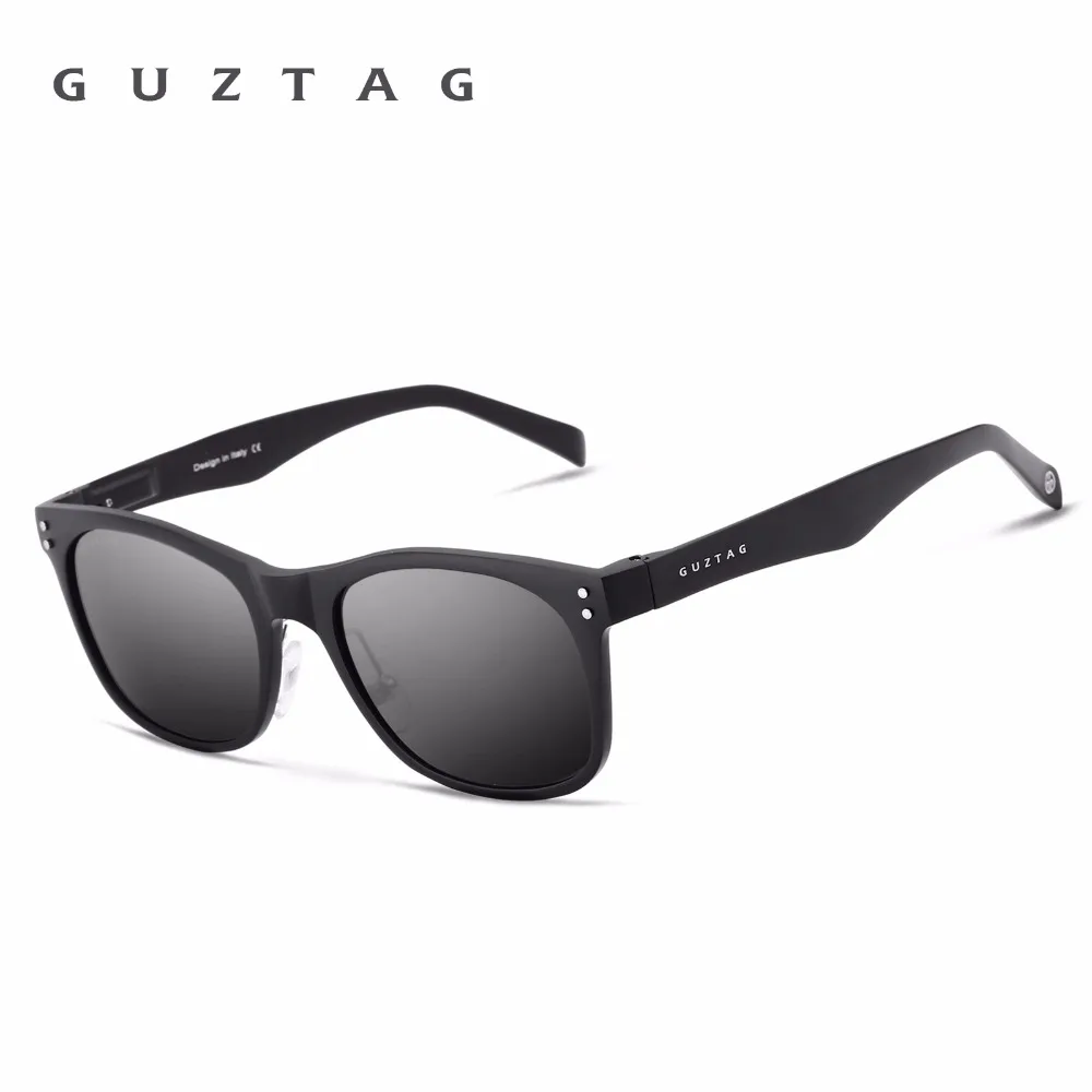 GUZTAG Brand Unisex Sunglasses Aluminum Square Polarized Mirror UV400  Men Women Sun Glasses Driving Fishing For Male G9201