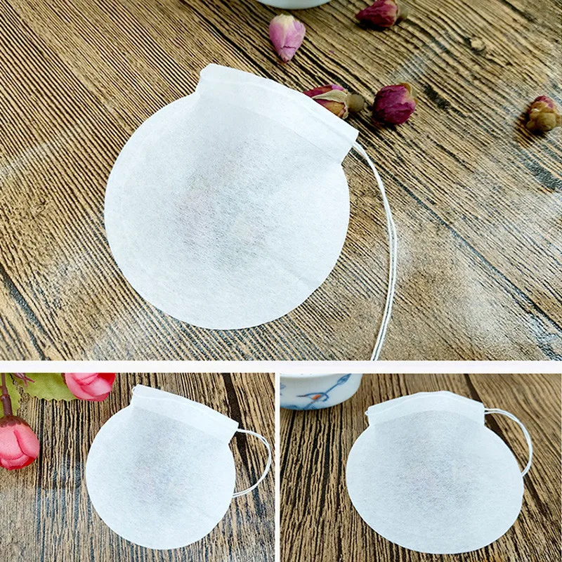 5000Pcs/Lot Creative Round Shape Tea bags, Disposable food grade Filter Paper Bags coffee bags, fill in 1-4g MINI