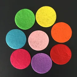 100pieces/lot  40mm mix color Padded Felt round shape craft/ DIY Appliques  Clothing decoration Scrapbook A15D