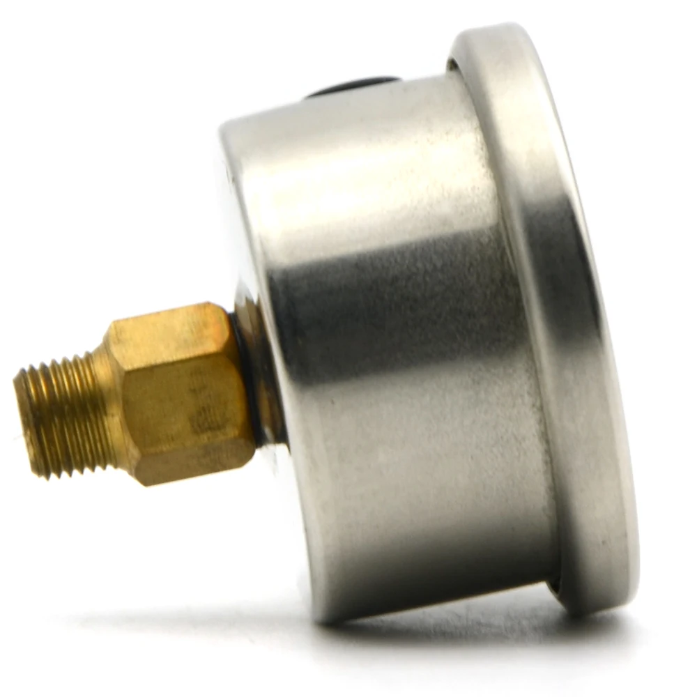 Universal Fuel Pressure Regulator Gauge 0-100 Psi Chrome Fuel/Oil Gauge