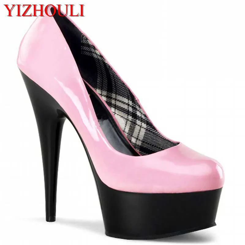 

15cm Classic Roman style chunky heels, women's sweet knot pump party wedding Dance Shoes