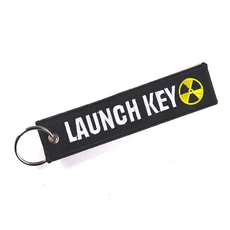 10 PCS/LOT Launch Key Keychain for Motorcycles and Cars Key Fobs Embroidery OEM Scooters chain Keychain Key Tags Keyring Jewelry