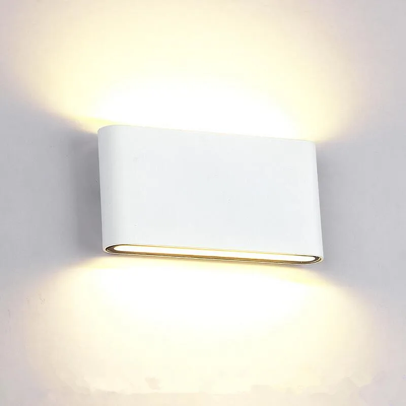 

IP65 8W 14W COB UP Down Dimmable LED Wall Lamps Indoor Outdoor Lighting Yard Garden Corridor Room AC85-265V