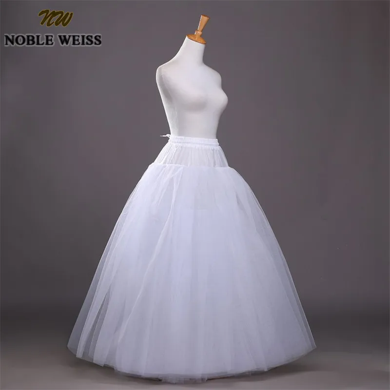 EDLE WEISS 2023 Heißer Tüll Unterrock Slip Hochzeit Zubehör Chemise Ohne Hoops Für Hochzeit Kleid Petticoat Krinoline