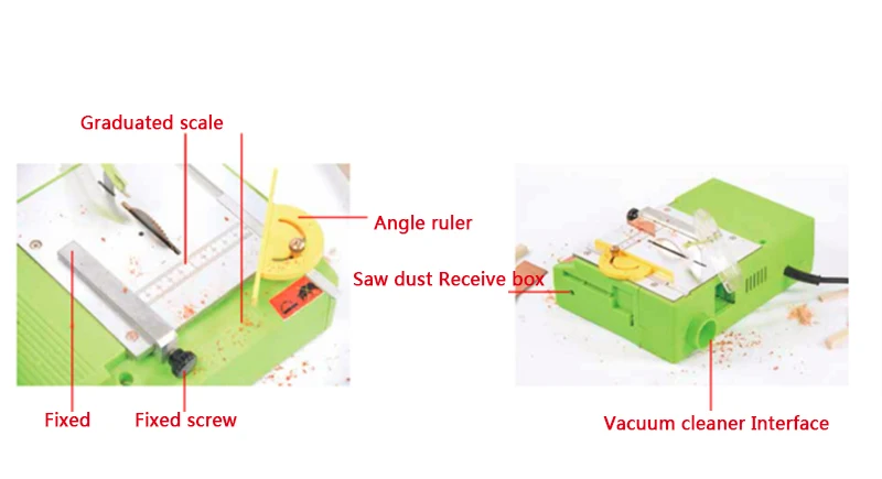 MINI Electric Table Saw Multifunctional Circular Saw Household Wood Saw Woodworking Lathe Electrical Cutting Saw Cutting Tool