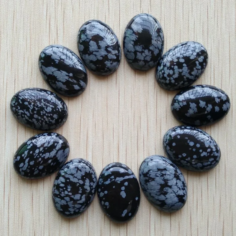 Lot De 12 Perles Cabochon Pierre Naturelle Rondes 30 Mm | Mix De Couleurs | Pour Création Bijoux DIY