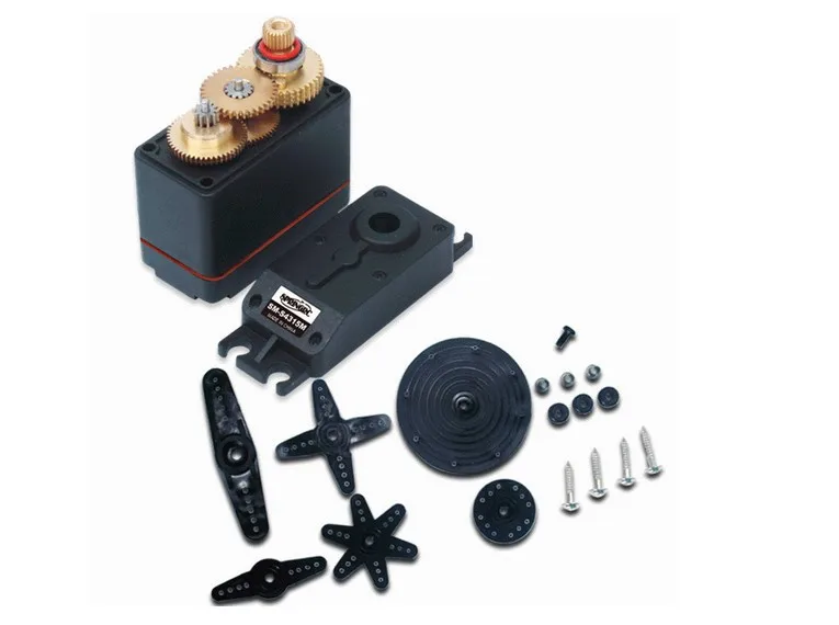 

Spring RC All Metal gear Servo SM-S4315M 60g 2X Ball bearing 17KG 0.16sec/60 free shippping