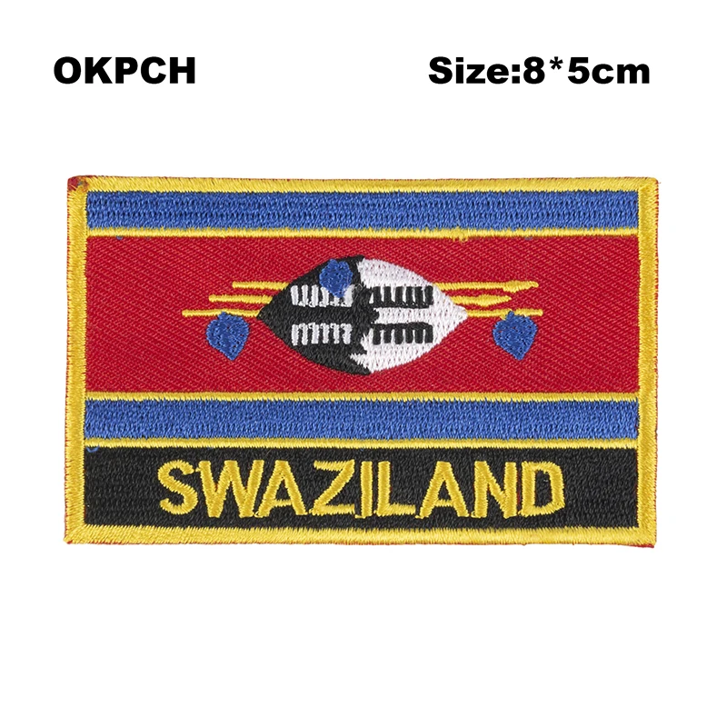 Slovenia Flag patcheswork fabric embroidery patch cutstom DIY stickers on clothing with iron PT0165-R