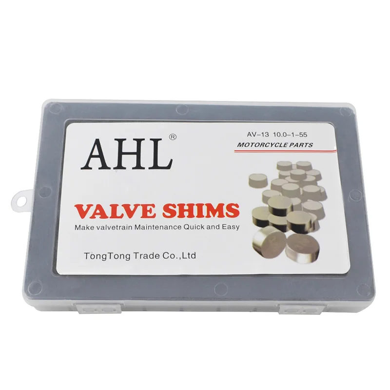 AHL 55pcs Motorcycle 10mm Adjustable Valve Shim Complete Washers Kit For Harley V-Rod Night Rod Aprilia RSV 1000 ETV1000