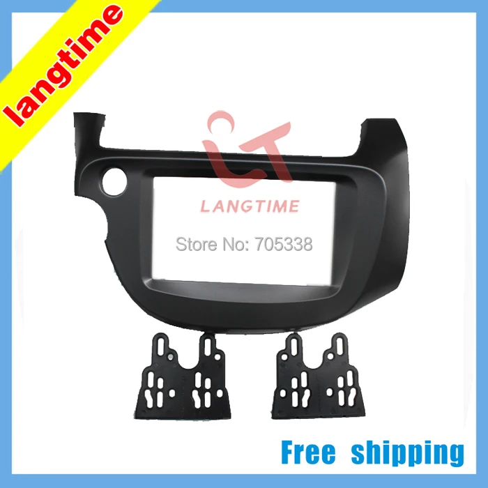 

Free shipping-car refitting dvd frame audio frame cd panel for 2008 Honda Fit Jazz ( Left driver)08-13, 2DIN