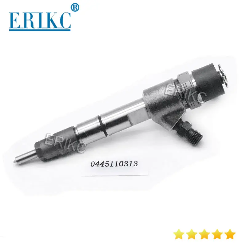 ERIKC 0 445 110 313 Auto Fuel Injection 0445110313 Diesel Common Rail Injector 0445 110 313 for JAC FORSTINGER E049332000035