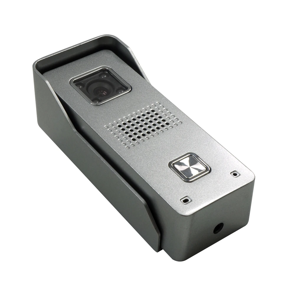 1Set Smart Home Wire Video Door Phone 1 To 1 Intercom System 7" Color Display RFID Card Unlock Door Open Visitor Tack-Back