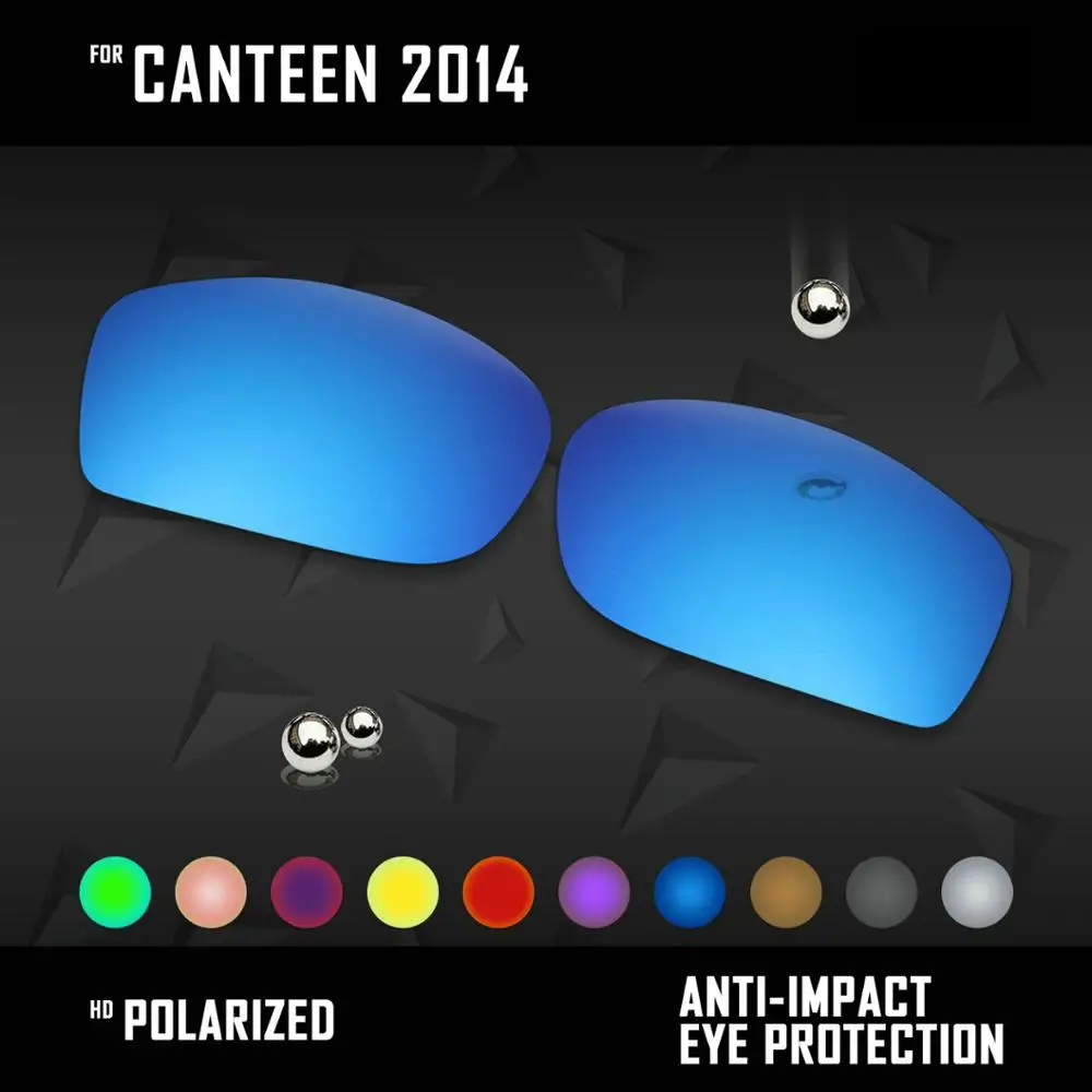 OOWLIT Lenses Replacements For Oakley Canteen 2014 Sunglasses Polarized - Multi Colors