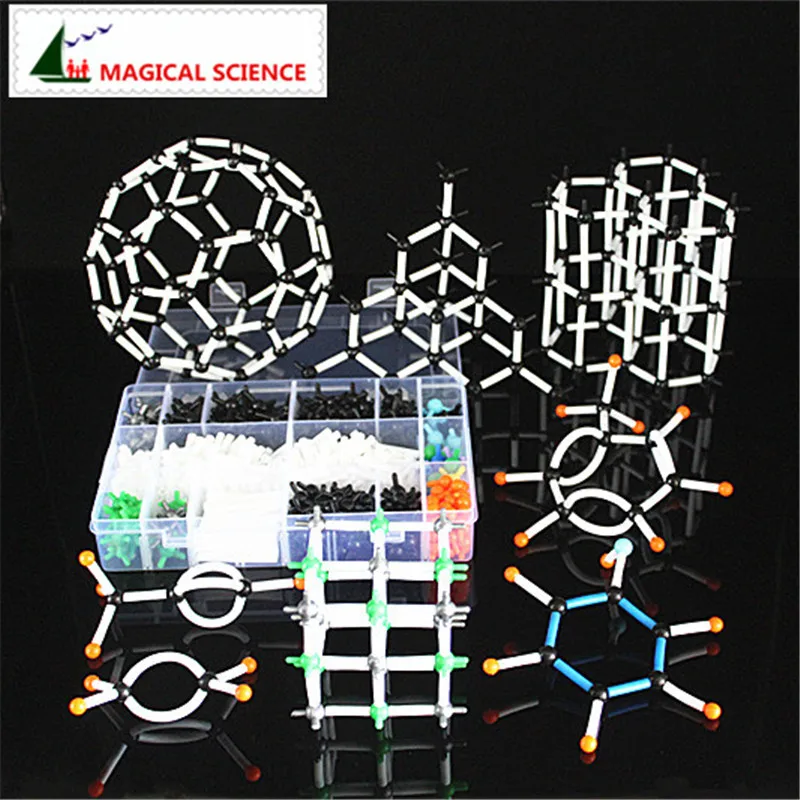 620pcs 9mm molecular model kit with box,Organic Chemistry Teaching Model for teacher & students in high school & University