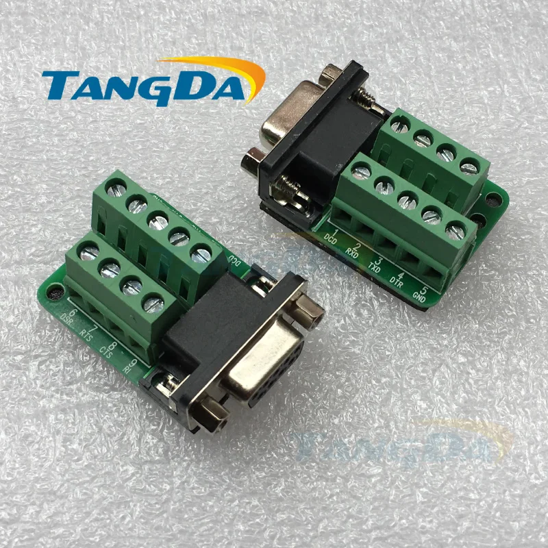 

Tangda DB9-M2 A serial port terminal DR9 DB9 Transfer terminal A serial port terminal Female head turn A.