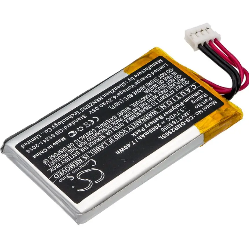 Cameron Sino 2000mah battery for DELORME AG-008727-201 INCRH20 InReach Explorer inReach SE T7V1315 MYT783968