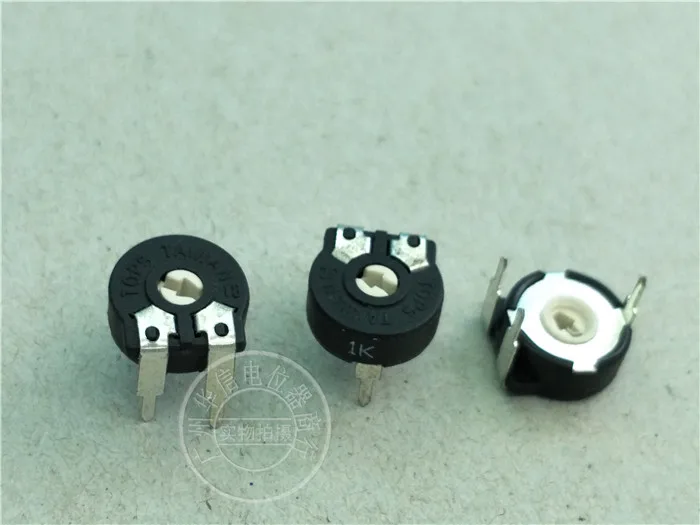 20pcs for TOPS PT10 Taiwan Vertical Adjustable Potentiometer 1K 10.5MMx11MM