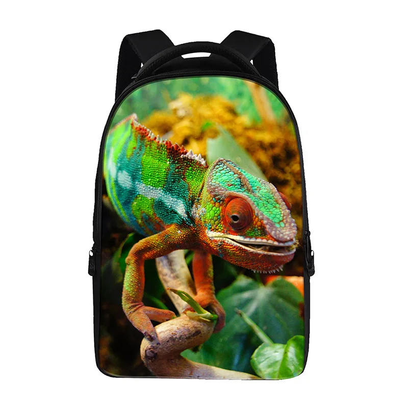 Animal lizard prints Backpacks For Teens Computer Bag Fashion School Bags For Primary Schoolbags Fashion Backpack Best Book Bag