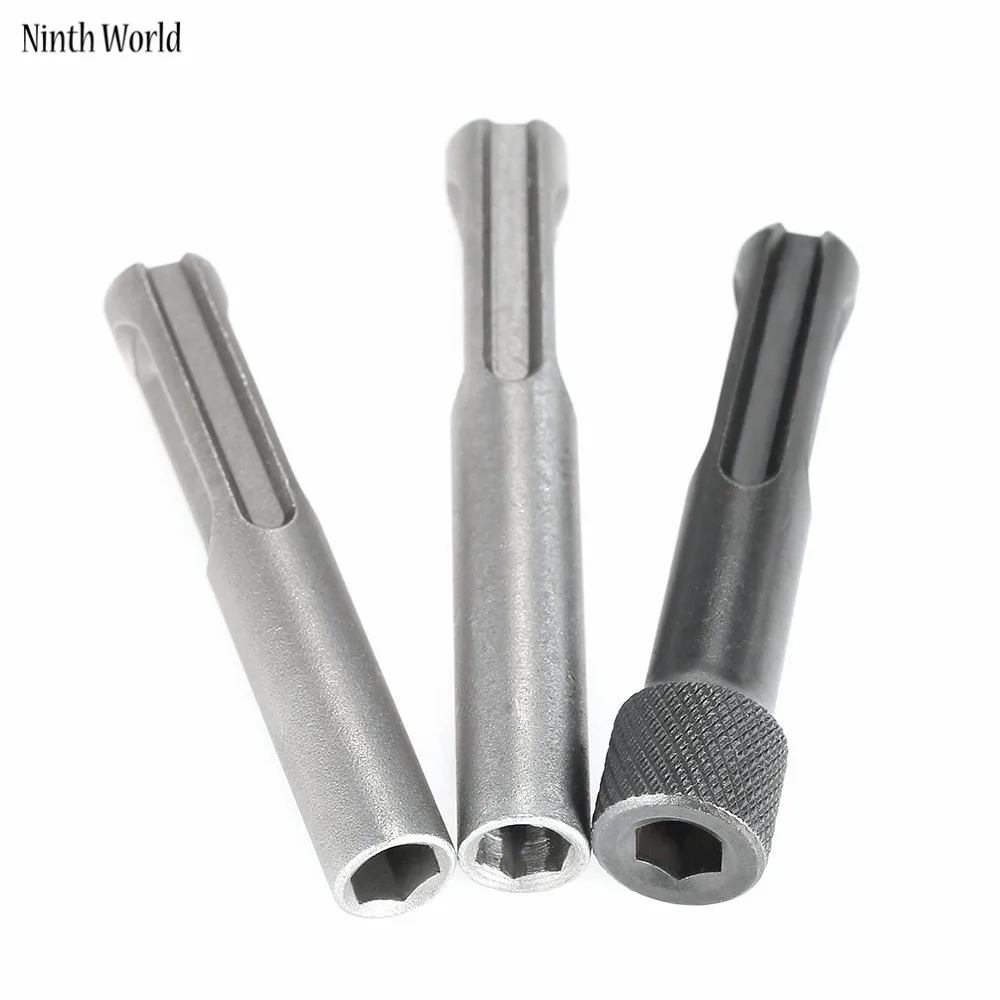 

3PCS Hex Shank Screwdriver Holder Drill Bit Adaptor 1/4 Converter Socket Nut Impact Driver Set For for SDS Hammer Drilling Tool