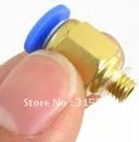 Free Shipping High Quality Pneumatic 4mm Tube Push In M5 Male Quick Connect Fittings PC04-M5 Model 100PCS/Lot