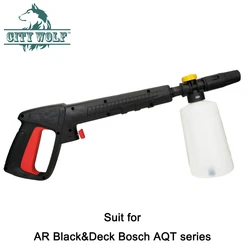 High Pressure Washer Spray Water Gun Snow Foam Lance for AR Blue Clean Black&Decker Interskol Bosch AQT series Car Washer