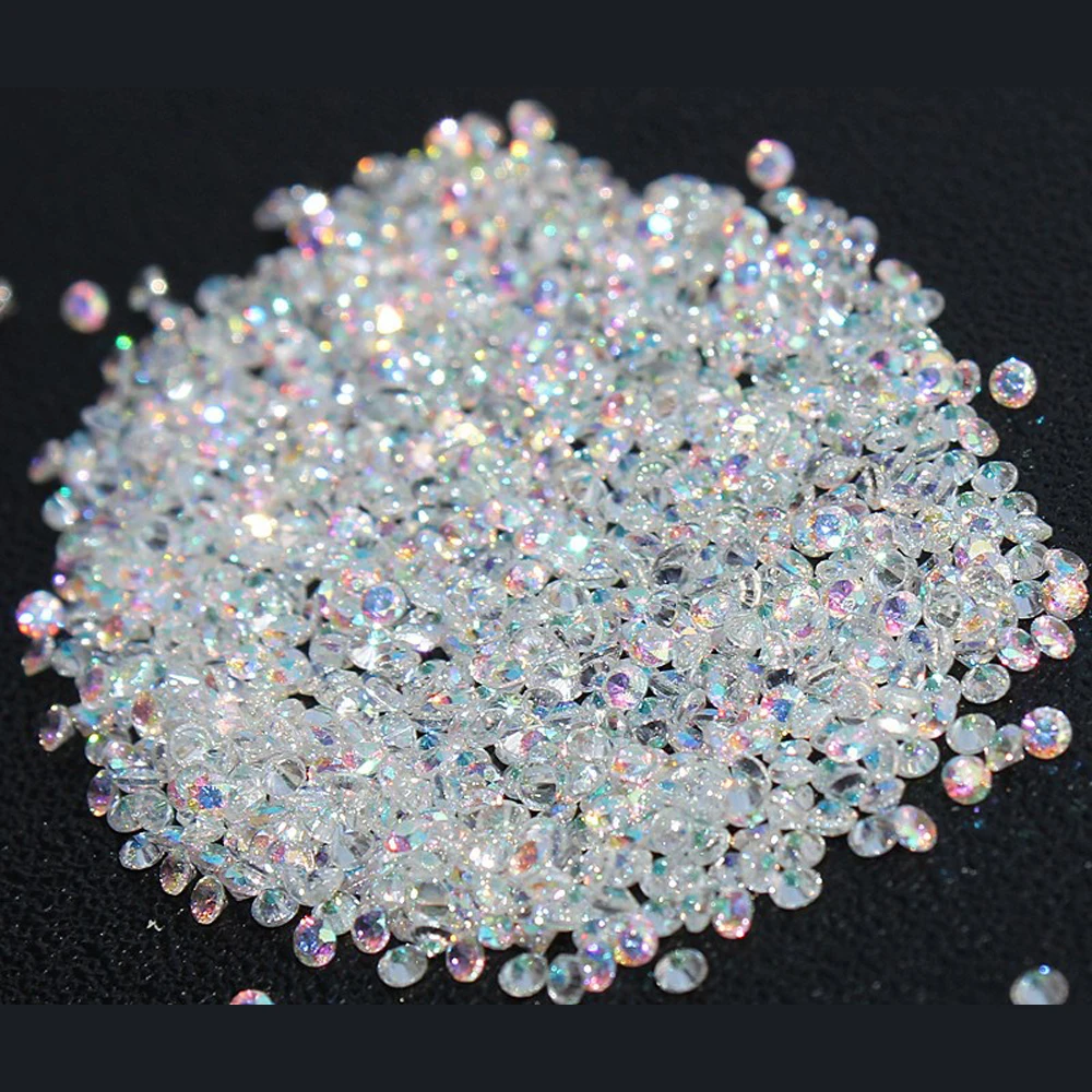 Mini Nail Art Rhinestones New 1400pcs 1.3mm Many colors Zircon Rhinestones Micro Rhinestones Nail Decorations