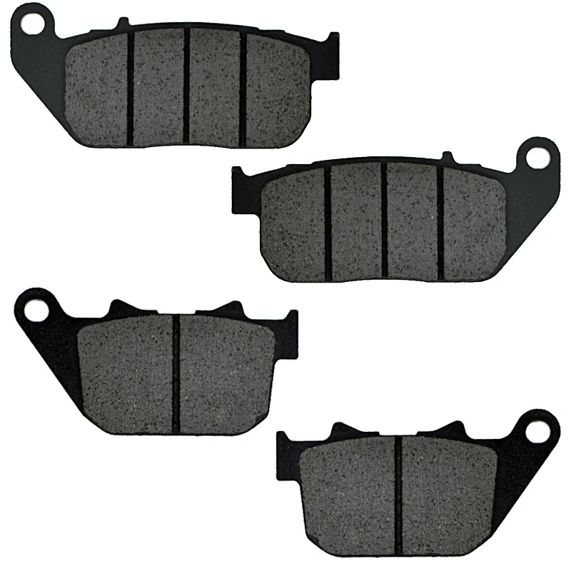 Тормозная системаMotorcycle Brake Pads Front Rear For Harley Davidson XL 883 L 883 Low 2004-2010/XL 883 C Sportster Custom 04-10