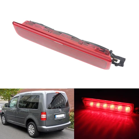 ANGRONG 1x красный светодиодный задний стоп-сигнал с высоким расположением для VW Caddy MK3 BOX ESTATE 2004-2015, задний фонарь