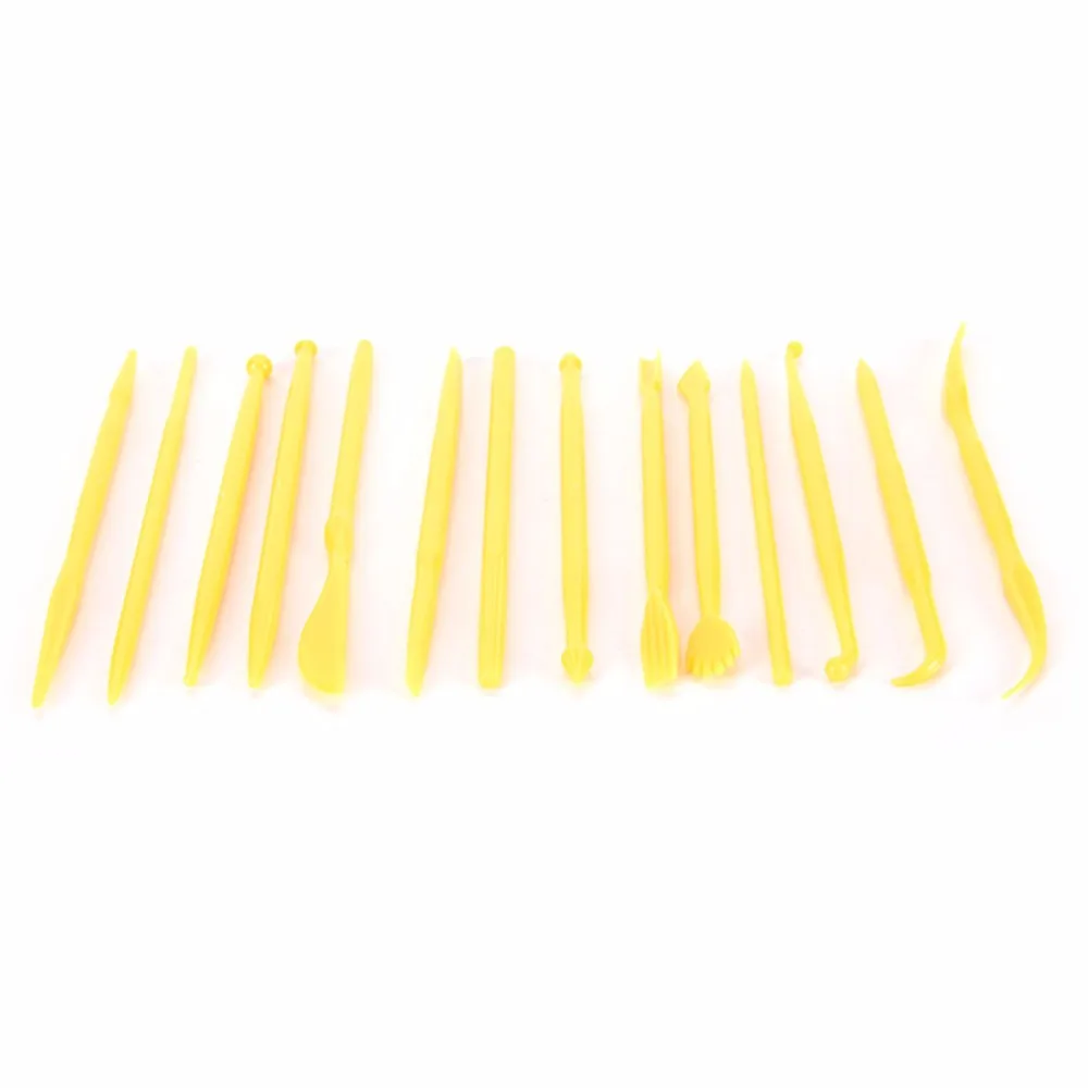 14 개/대 diy 어린이 좋아하는 폴리머 클레이 도구 polyform sculpey 도구 클레이 도구를 형성 설정 playgough 도구 완구