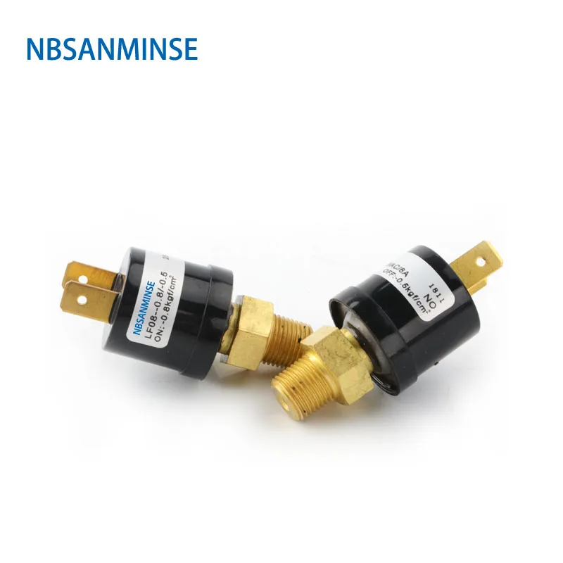 NBSANMINSE SMF08V 1/8 1/4 Small Vacuum Pressure Switch On Off Designed Automatic Reset Used In Vacuum Environment High Quality