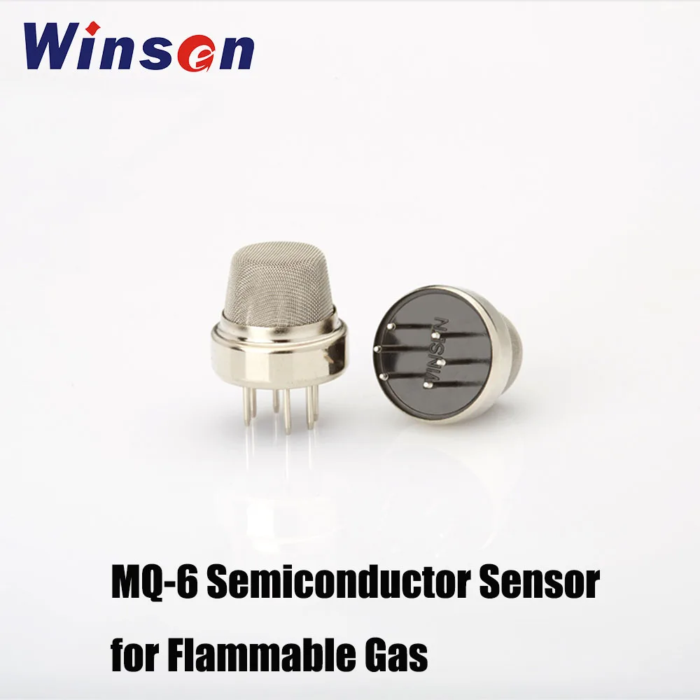 

10pcs Winsen MQ-6 Semiconductor Sensor for Flammable Gas High Sensitivity Used In Gas Leakage Alarm, Portable Gas Detector.