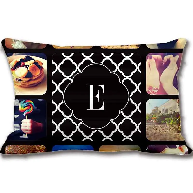 Create Your Own Photo Monogram Throw Pillow Case Decorative Cushion Cover Pillowcase Customize Gift By Lvsure For Car Sofa Seat