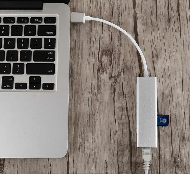 3 Ports USB 3.0 Gigabit Ethernet Lan RJ45 Network Adapter Hub to 1000Mbps For PC