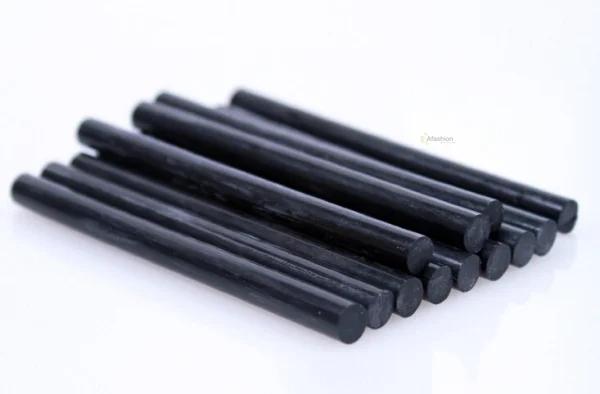 12pcs black color hair glue stick for U I V Flat tip keratin extension Brazilian Indian Hot melt styling tools