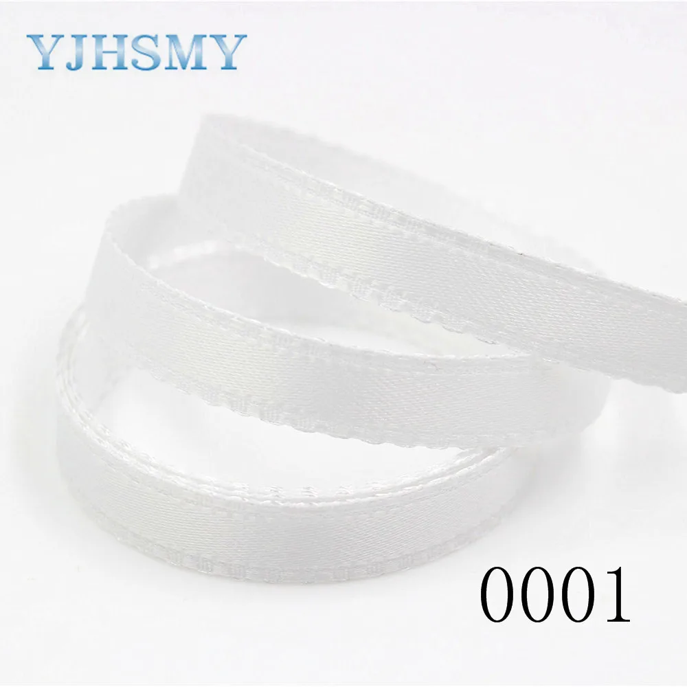 YJHSMY D-18130-190,10 mm 5 yards Solid color bilateral wave ribbons,Wedding decorative ribbons,gift wrap,DIY handmade materials