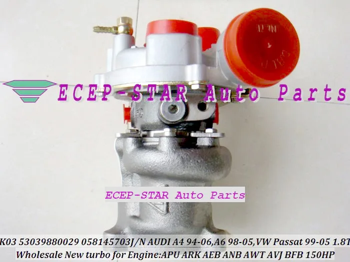 Free Ship K03 29 53039880029 53039700029 058145703J Turbo For AUDI A4 A6 C5 For VOLKSWAGE For VW Passat B5 1.8T AEB APU ARK 1.8L