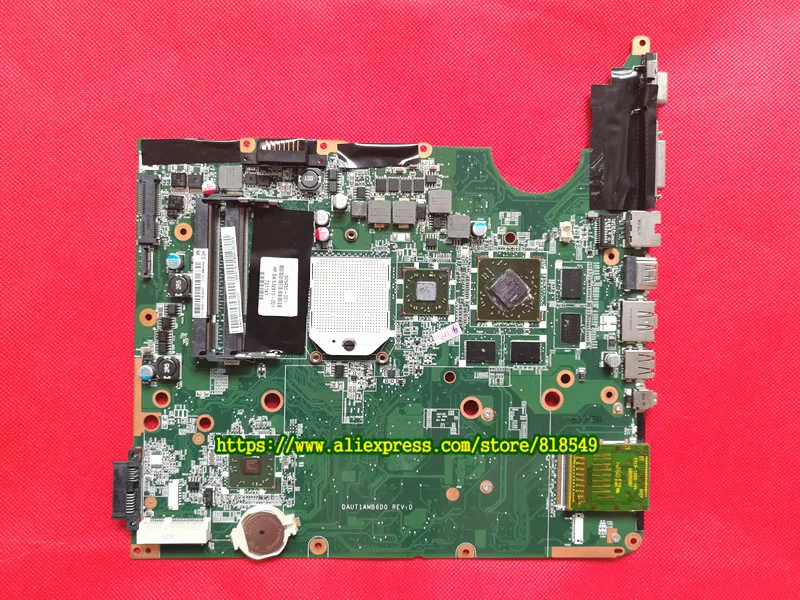 

509450-001 Fit for HP PAVILION DV6 DV6-1000 series laptop motherboard DAUT1AMB6D0 REV:D 100% good working