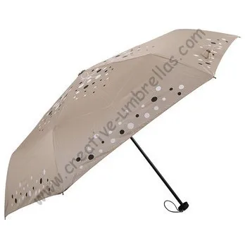 Free shipping,6k fiberglass bag umbrellas,three fold  umbrellas,hand open,windproof,UV protecting,supermini,pocket umbrellas