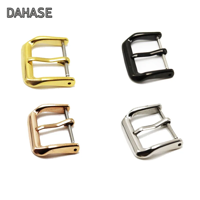 교체 시계 밴드 버클 연마 스테인레스 스틸 시계 걸쇠 스트랩 수리 부품, 10mm 12mm 14mm 16mm 18mm 20mm 22mm