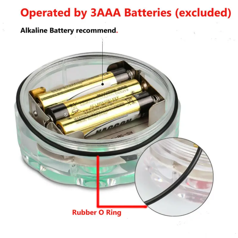 Remote Controlled Rgb Dompelpompen Led Verlichting Aaa Battery Operated Led Decoratieve Verlichting Voor Verlichting